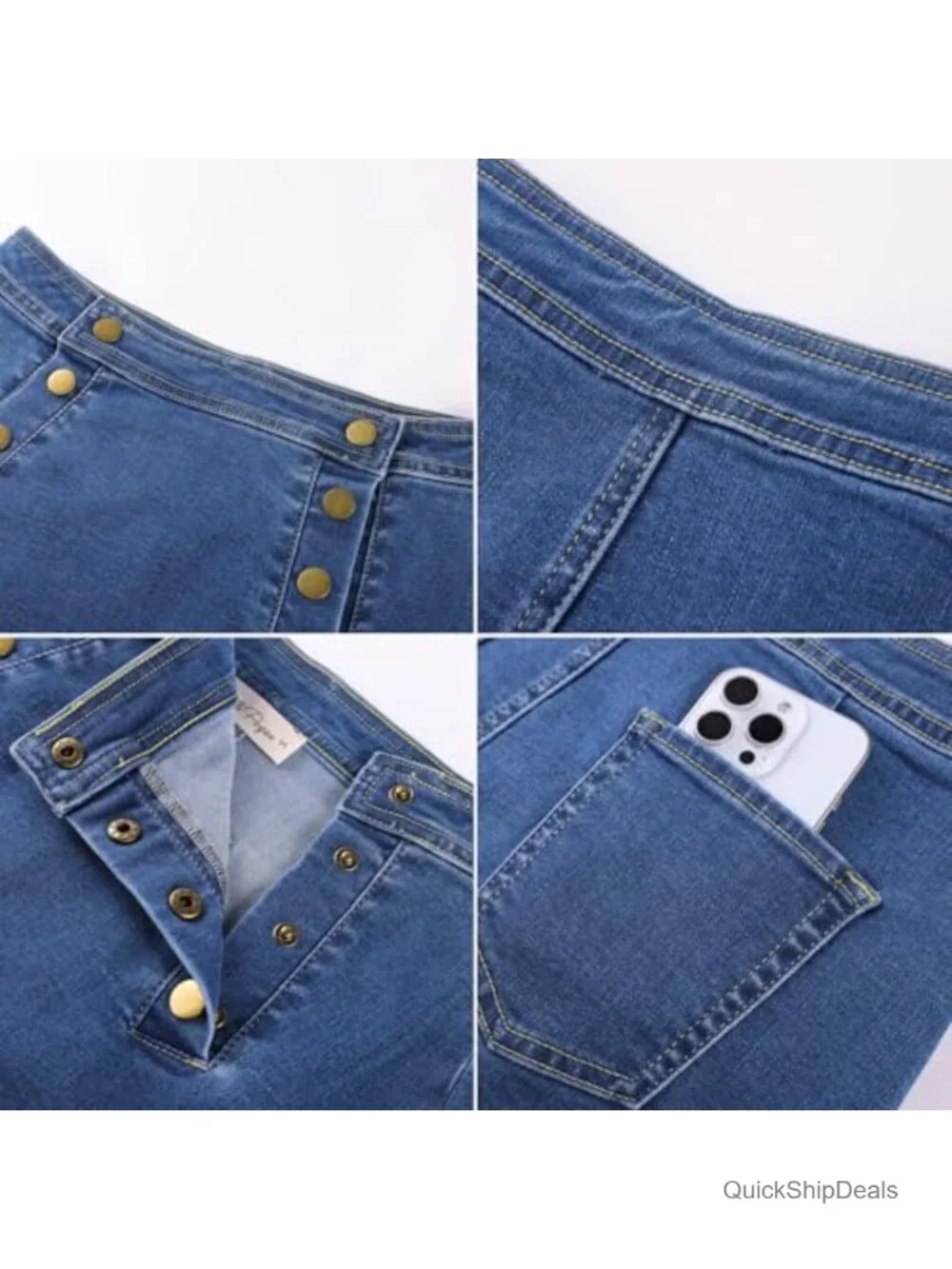 N/A jean skirts